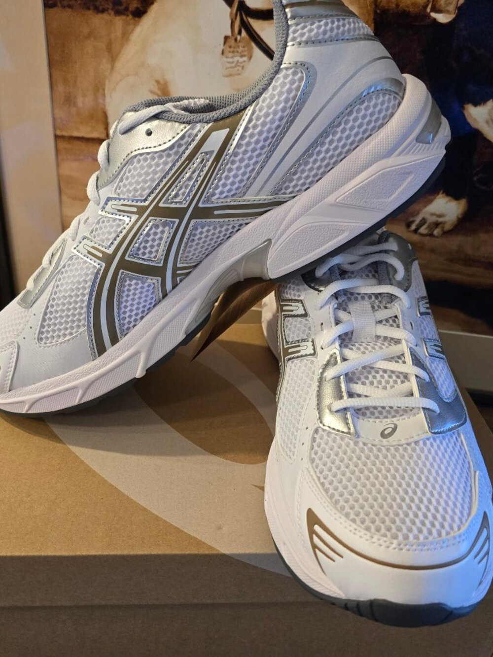 ASICS Gel-1130 White / Pepper 1203A609-104 Men's Sz 10 US Sneakers Shoes NEW